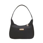 Retro Casual Shoulder Bag - Timeless Black