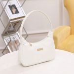 Retro Casual Shoulder Bag - Timeless Black